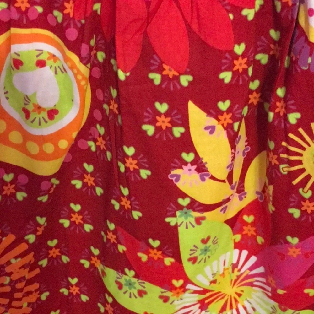 🍇The Children’s PLACE pink and red floral  (6X/7)  dress GUC